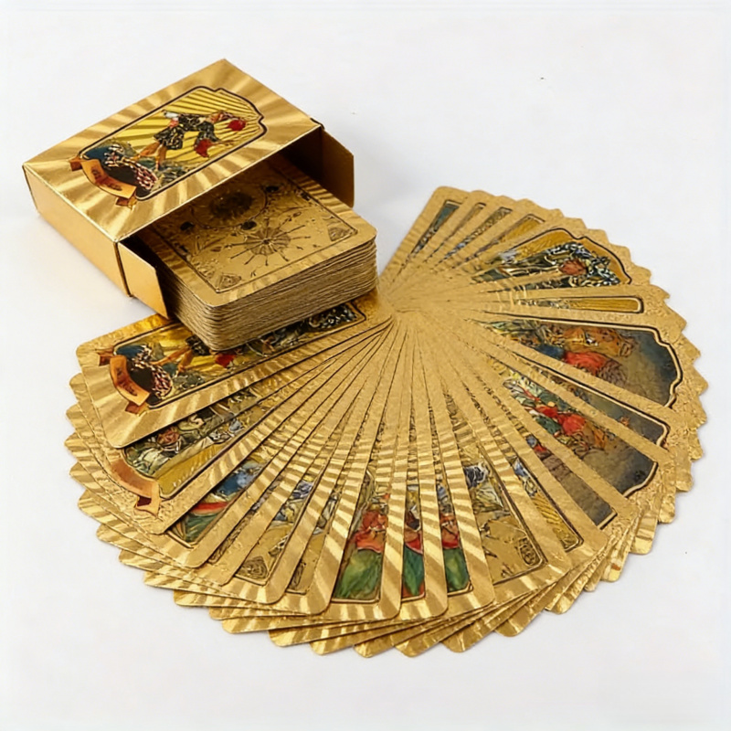 Board Game With Chips - Hot Stamping Color Printing gold Gold