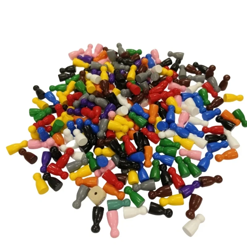 Board Game Wingspan - 100 Pcs Colorful Wooden Chess Markers