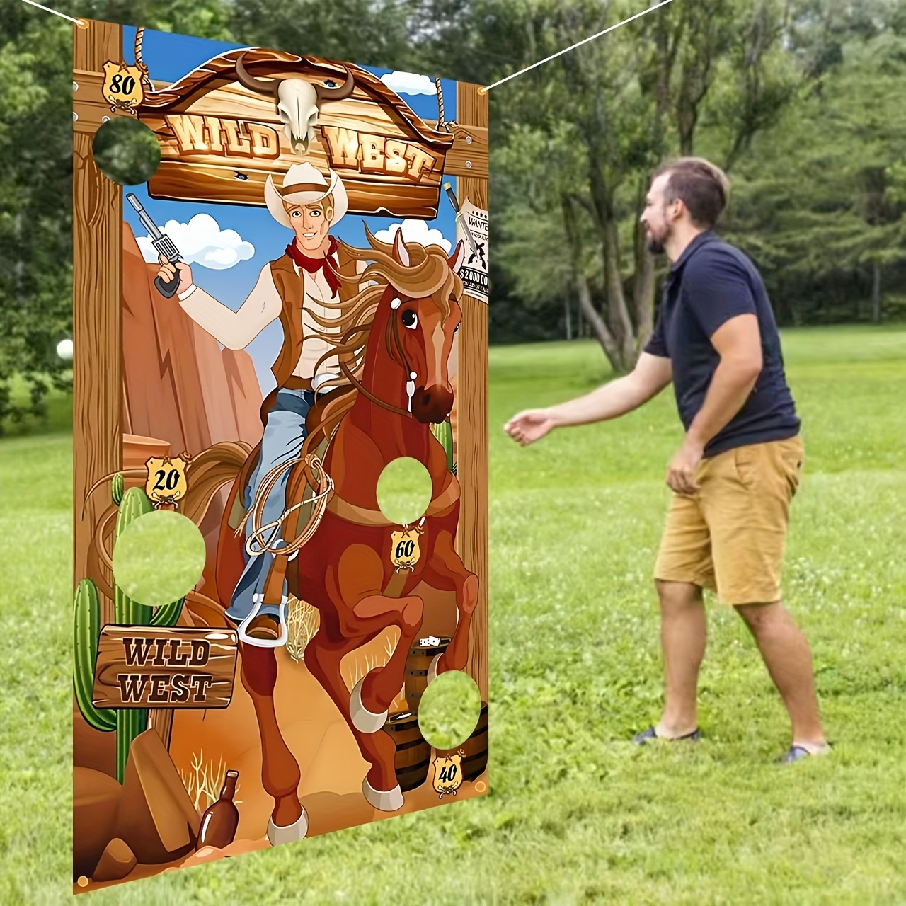 Board Game Festival - Western cowboy and horse-themed party games