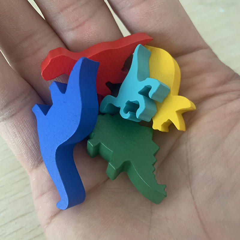 Board Game Wingspan - 5 Pcs/set Wooden Dinosaur Board Game