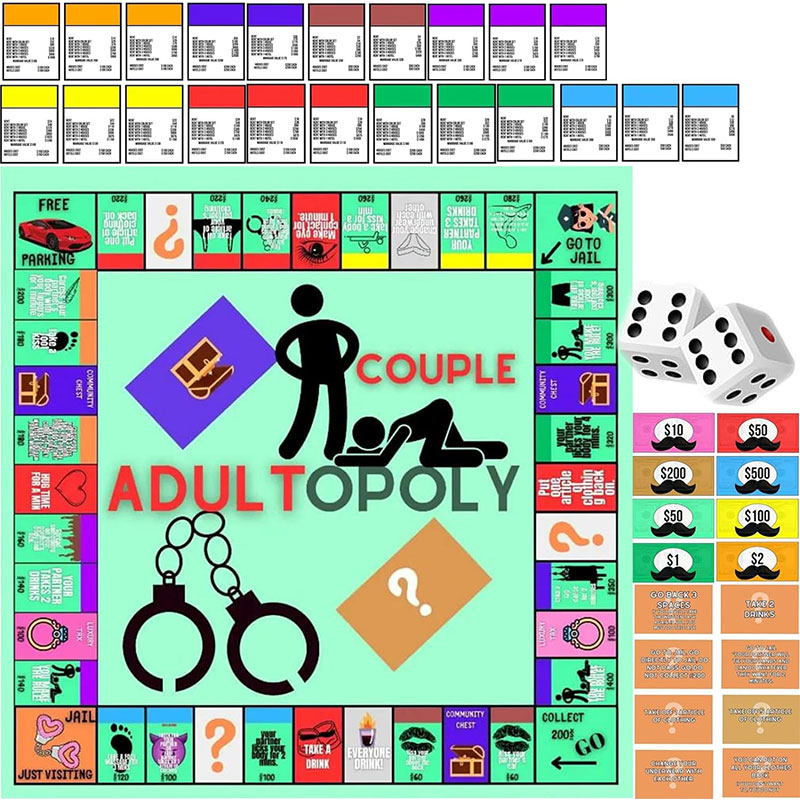 Board Game Unmatched - 1 Set Adult Couple Game Monopoly