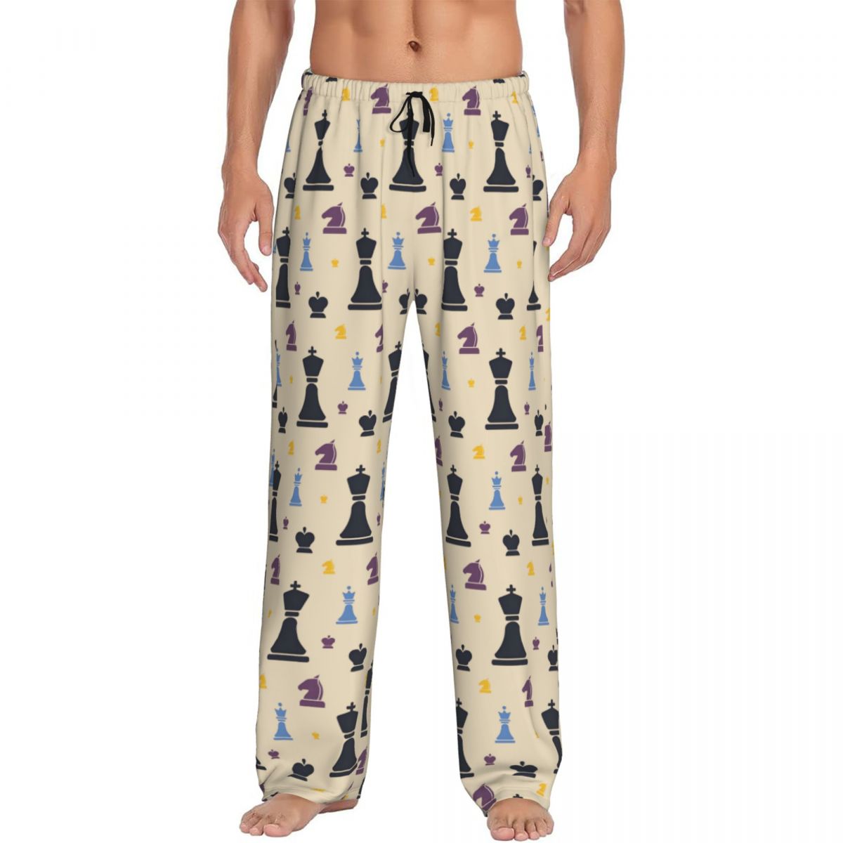 Board Games - Custom Chess Board Pajama Pants Sleepwear