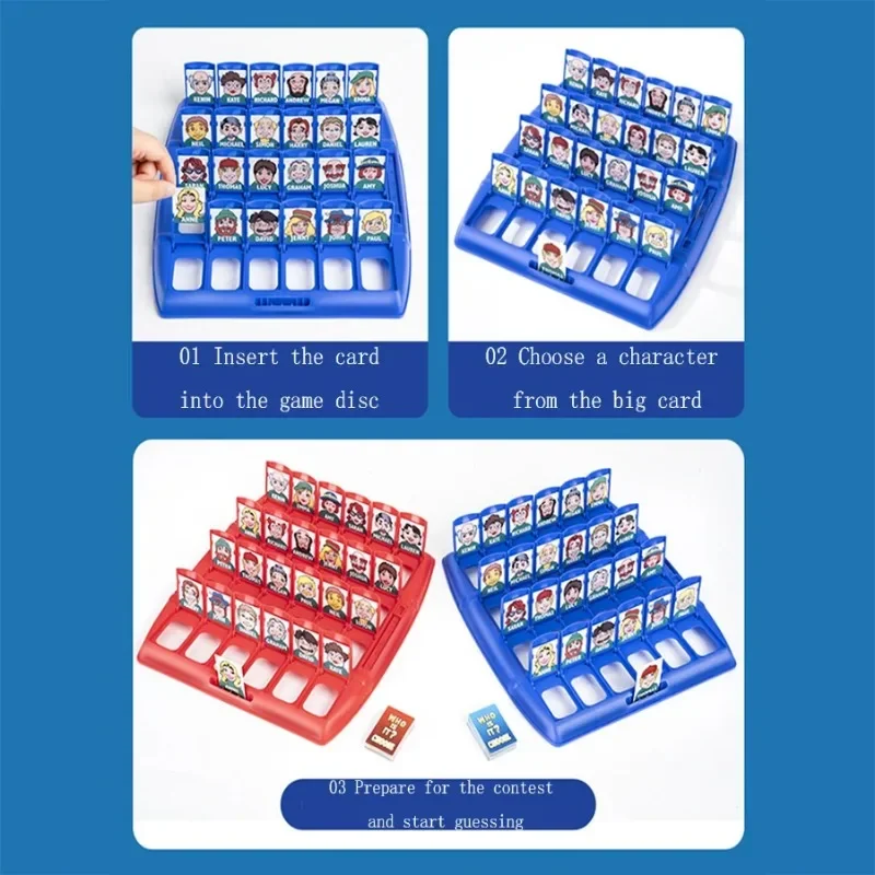 Board Game Guess Who - Children Logical Thinking Training Board Game