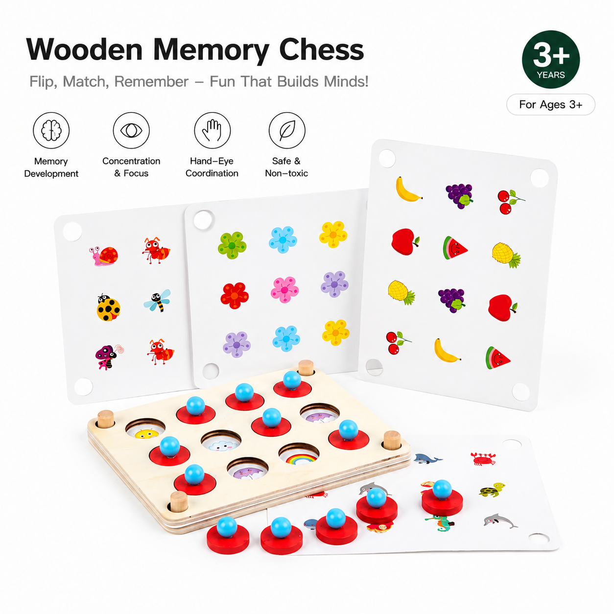 Board Game Oath - Memory Chess, Children's Educational Toys, Concentration