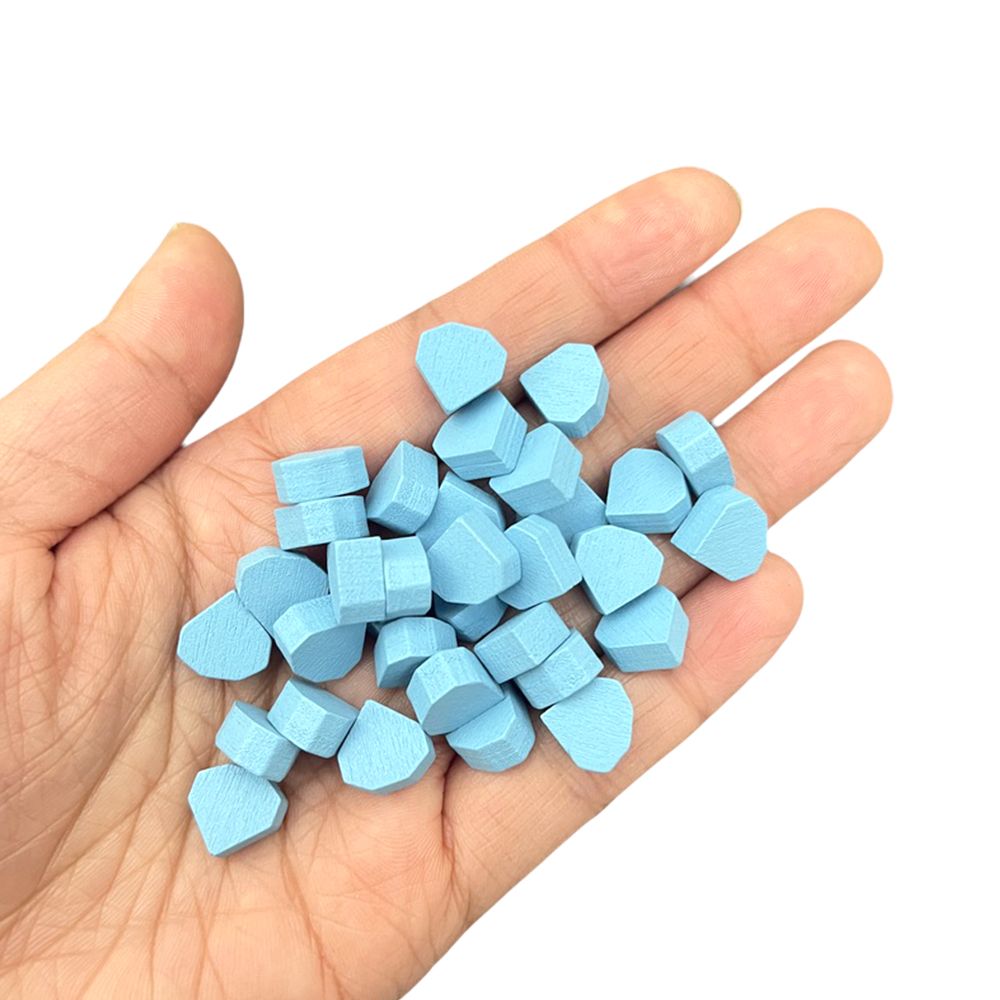 Board Game Vector - 50PCS/100PCS 10mm Wooden Game Tokens -Blue