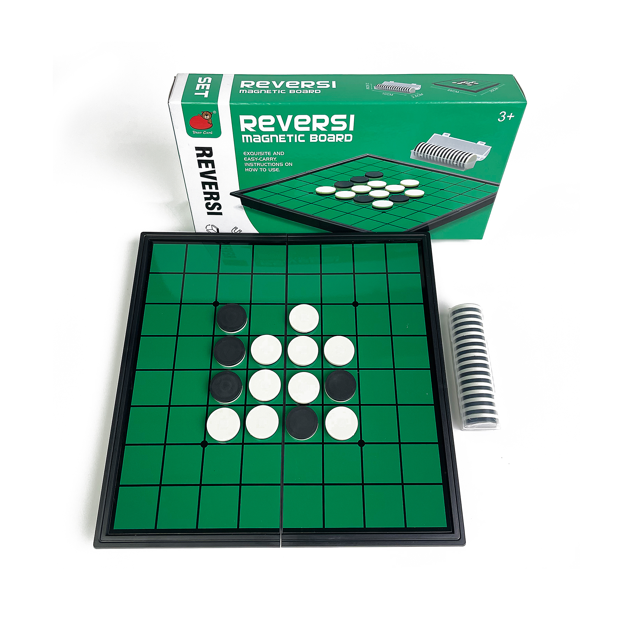 Board Game Electronic Table - 25x25 Foldable Magnetic Reversi Board Game