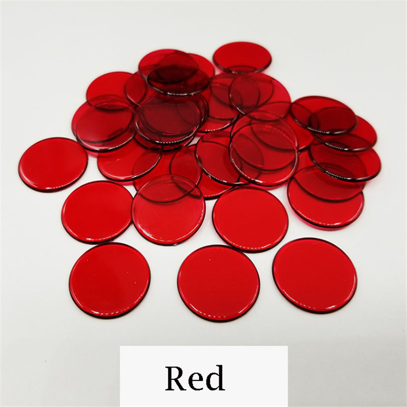 100pcs 19mm Transparent Chips  - Board Game Vector review and price