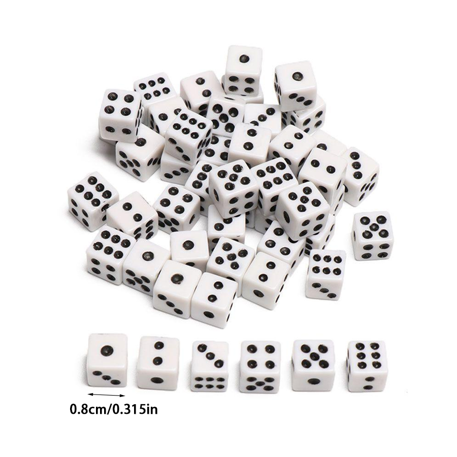 200/300/500pcs Mini Six Sides  - Board Game Festival review and price