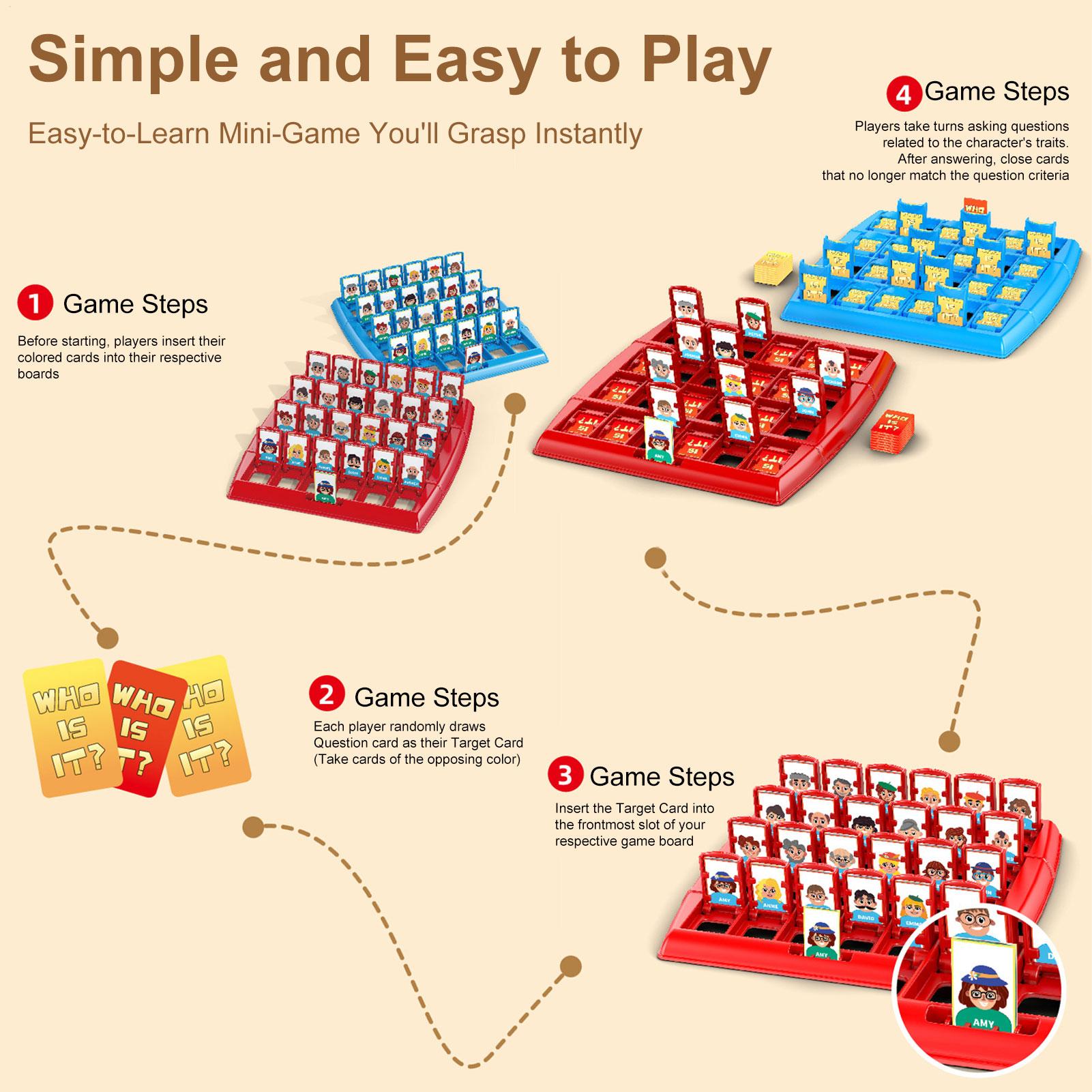 1pc Guesses Who I Am Board Gam - Board Game Guess Who review and price