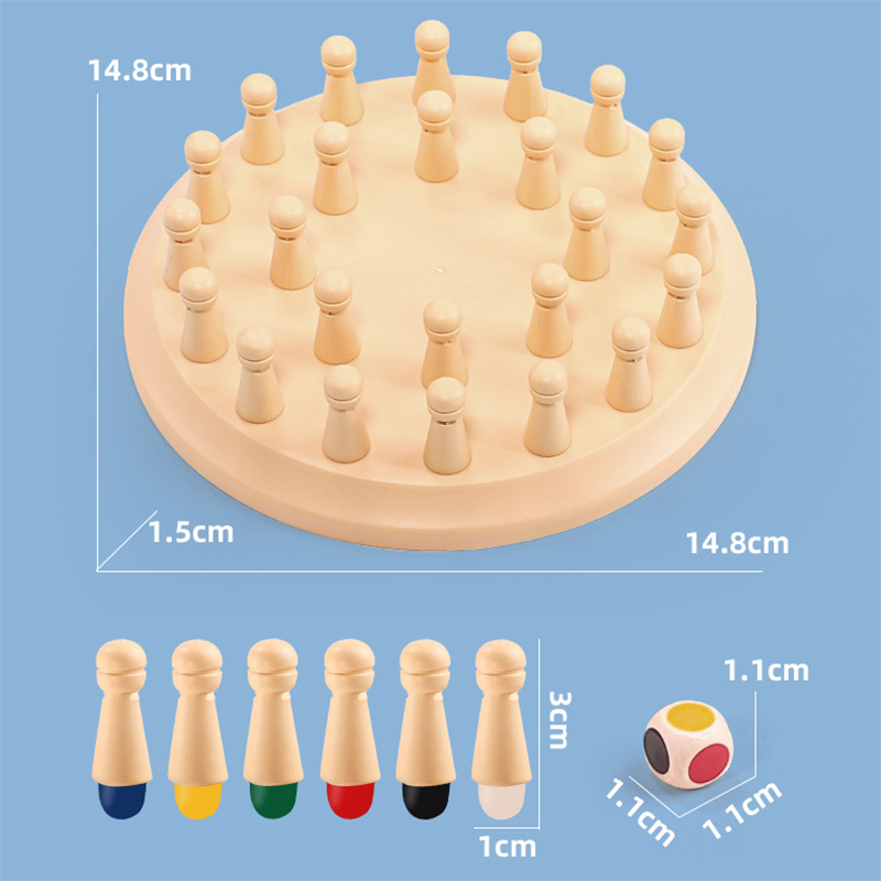 Wooden Memory Match Stick Ches - Board Game Oath review and price