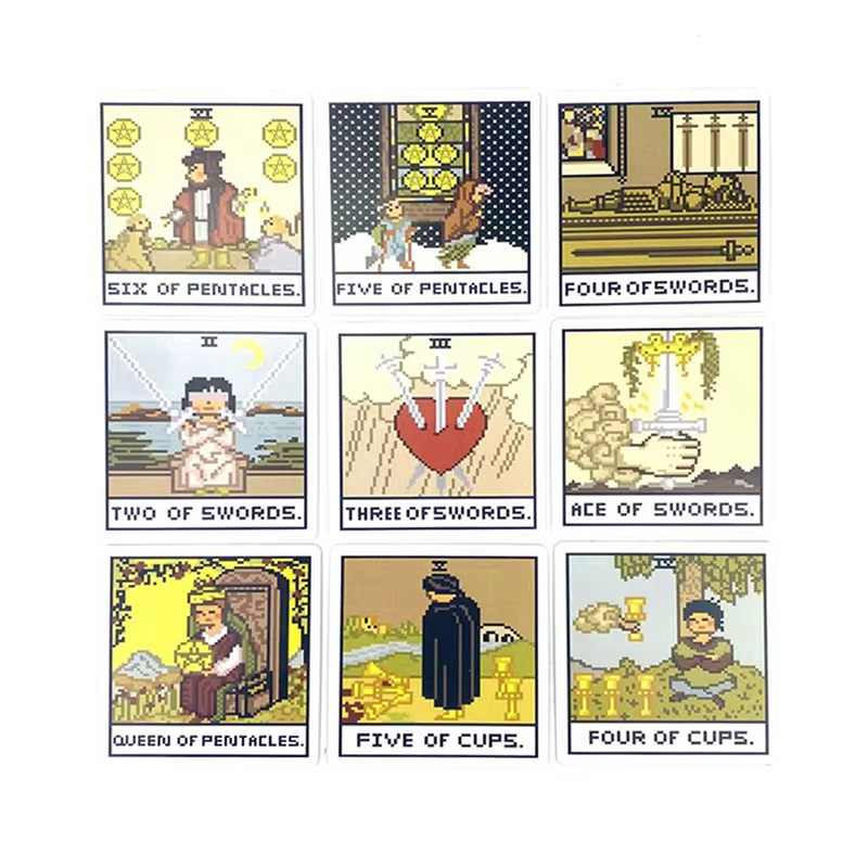 8 Bit Fantasy Tarot Deck Card  - Board Game Quantum review and price