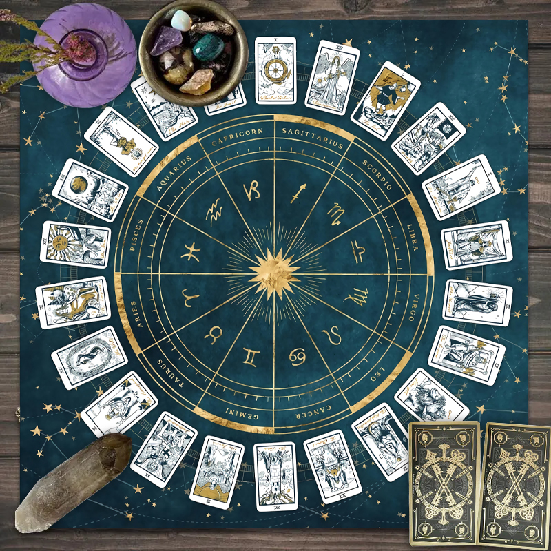 1pc Tarot Card Tablecloth, 12  - Board Game Maker review and price