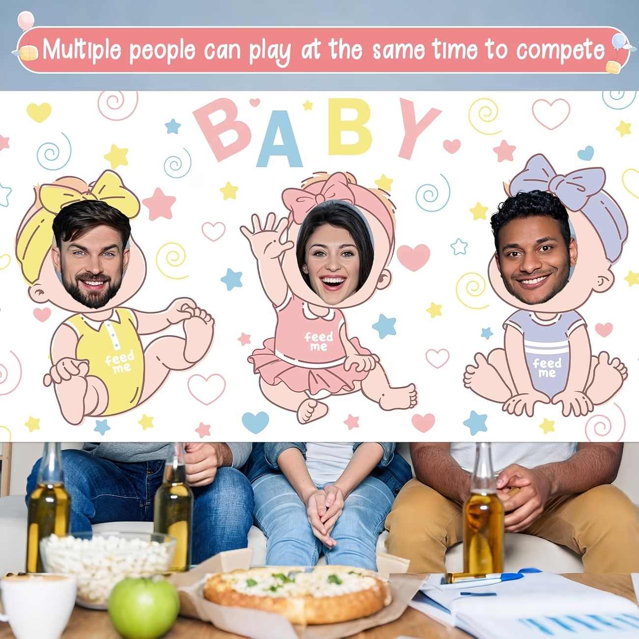 Baby Shower Games Party Photo  - Board Game Guess Who review and price