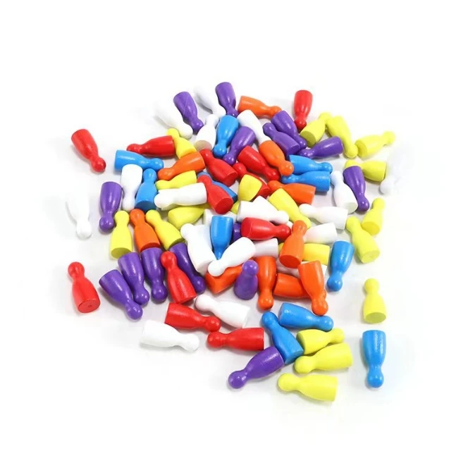 100 Pcs Colorful Wooden Chess  - Board Game Wingspan review and price