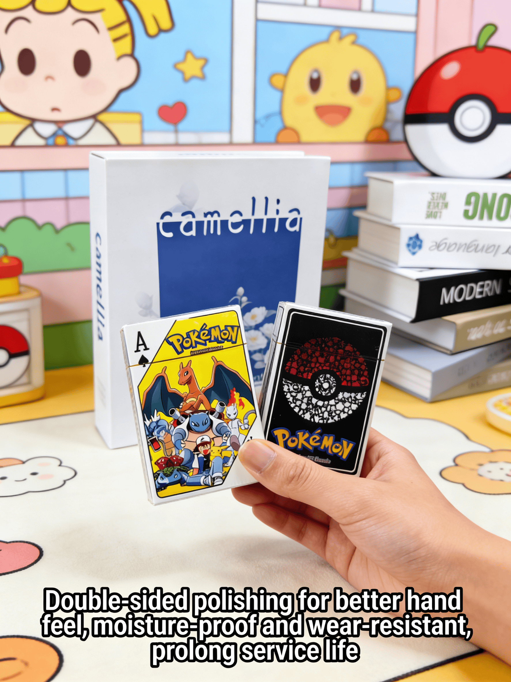 Pokemon Poker playing cards bo - Board Game With Questions review and price