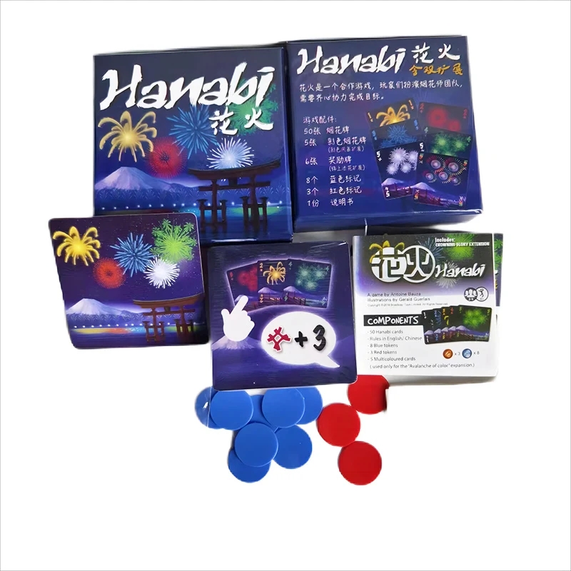 Hanabi Cooperative Card Game | - Board Game Wingspan review and price