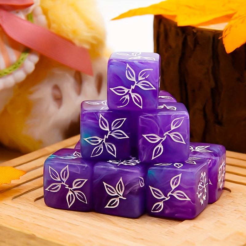 10PCS Unique Maple Leaf Dice S - Board Game Unmatched review and price