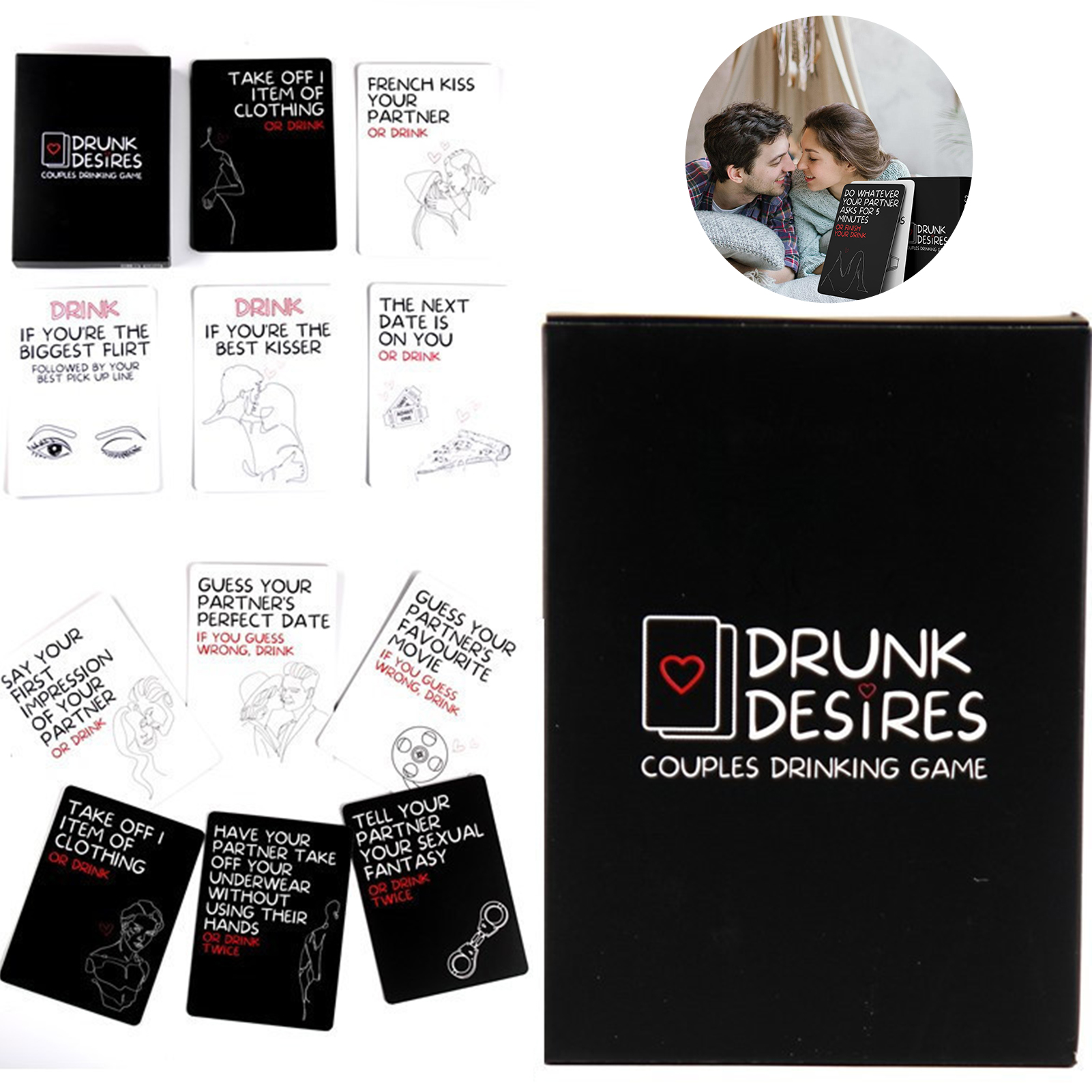 Drunk Couples Desires Card Gam - Board Game Unmatched review and price