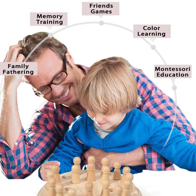 Wooden Memory Match Stick Ches - Board Game Oath review and price