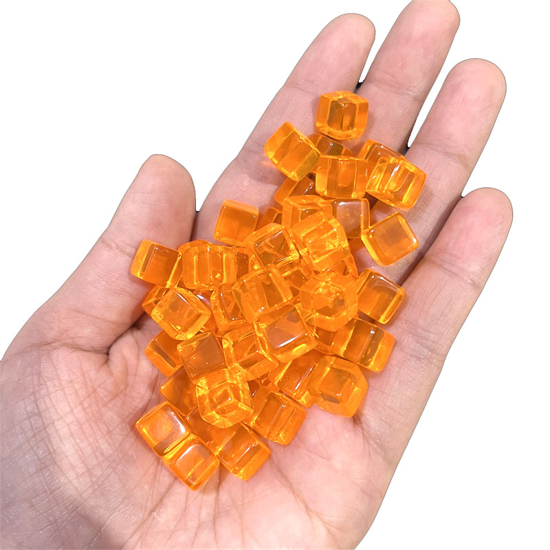 100pcs/set 8mm Clear Cube Dice - Board Game Vector review and price