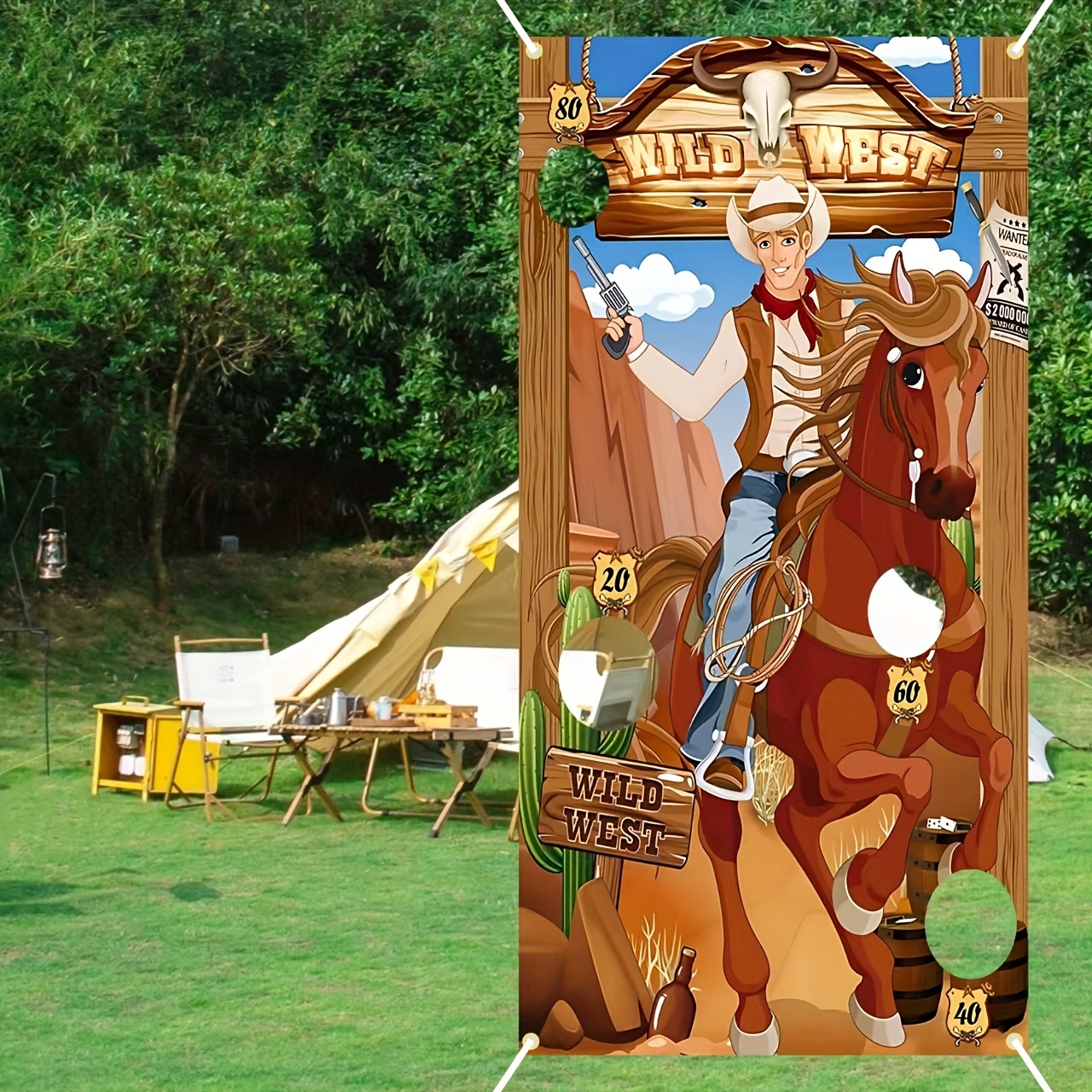 Western cowboy and horse-theme - Board Game Festival review and price