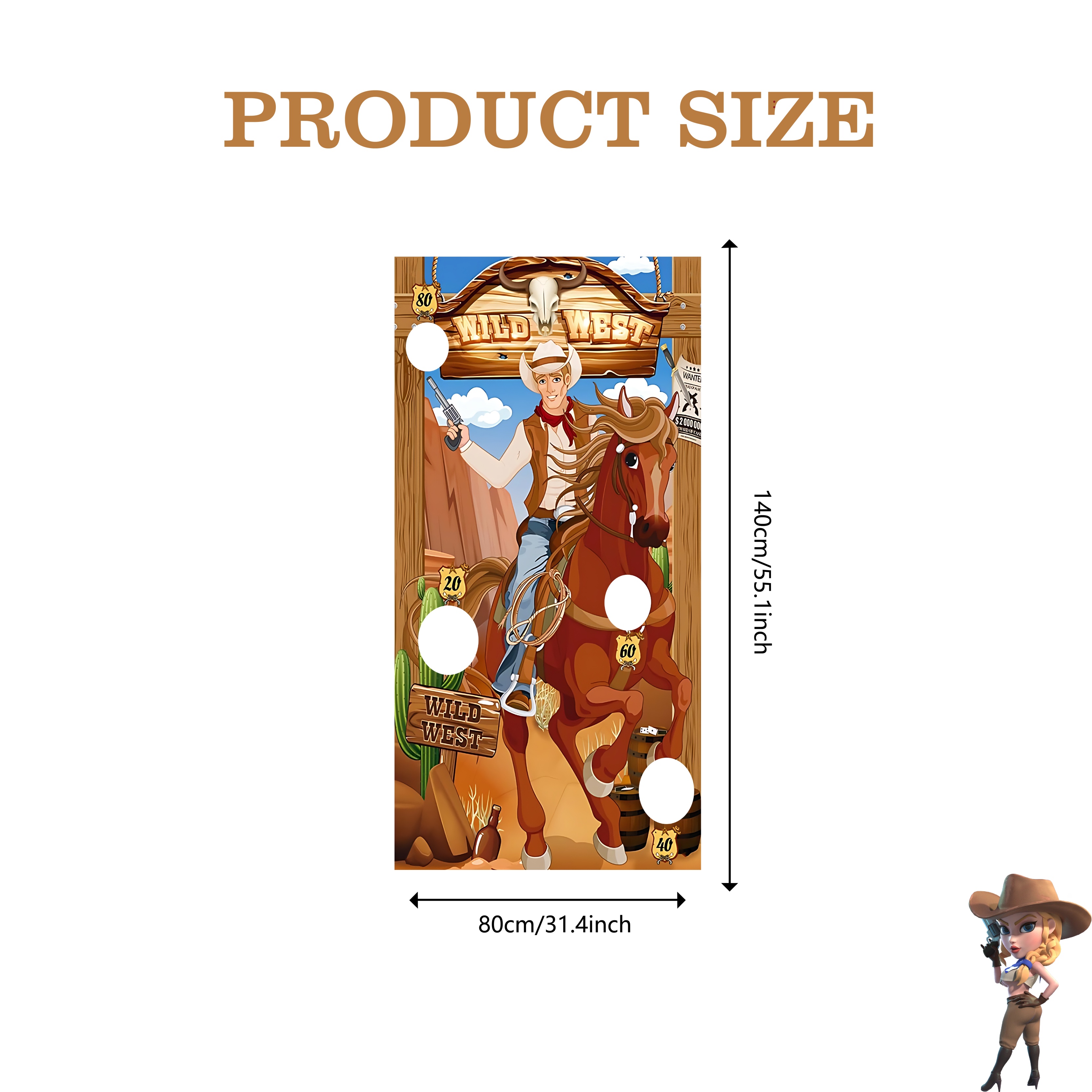 Western cowboy and horse-theme - Board Game Festival review and price