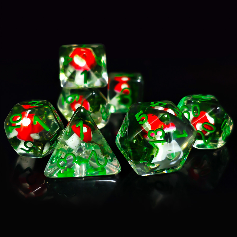 7Pcs/Set DND Dice Transparent  - Dice Set Polyhedral review and price