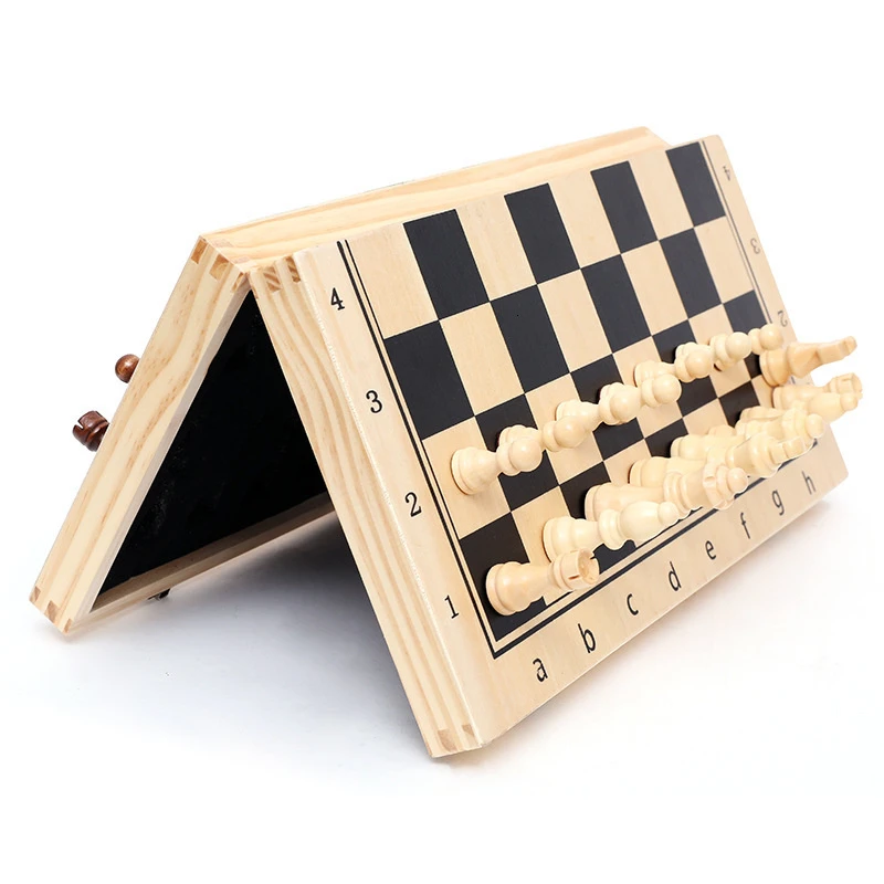 Chess Board Three In 1 Wooden  - Board Game Electronic Table review and price