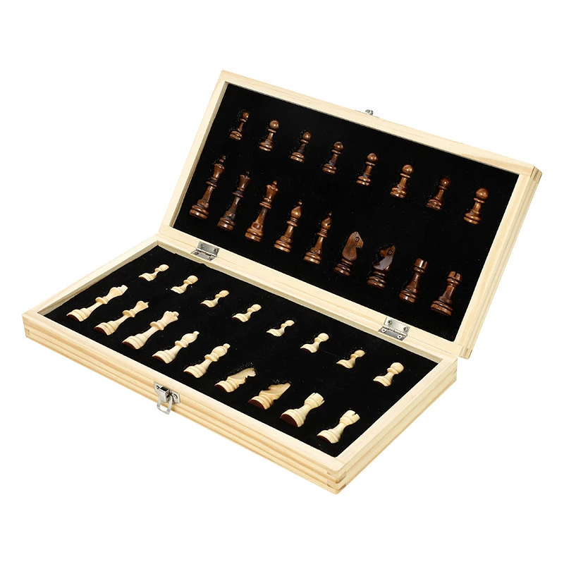 Chess Board Three In 1 Wooden  - Board Game Electronic Table review and price