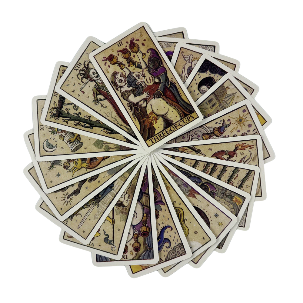 Moon Tarot Della Luna Deck Car - Board Game Illustration review and price