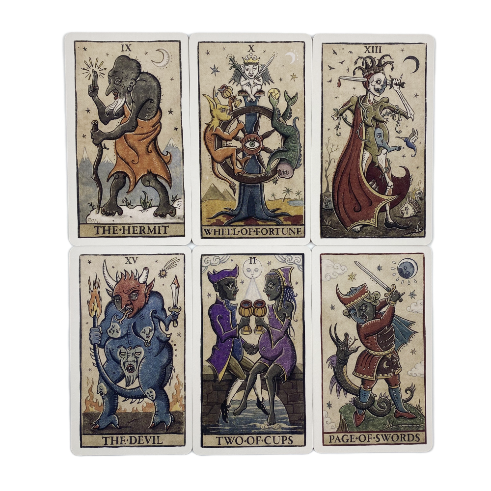 Moon Tarot Della Luna Deck Car - Board Game Illustration review and price