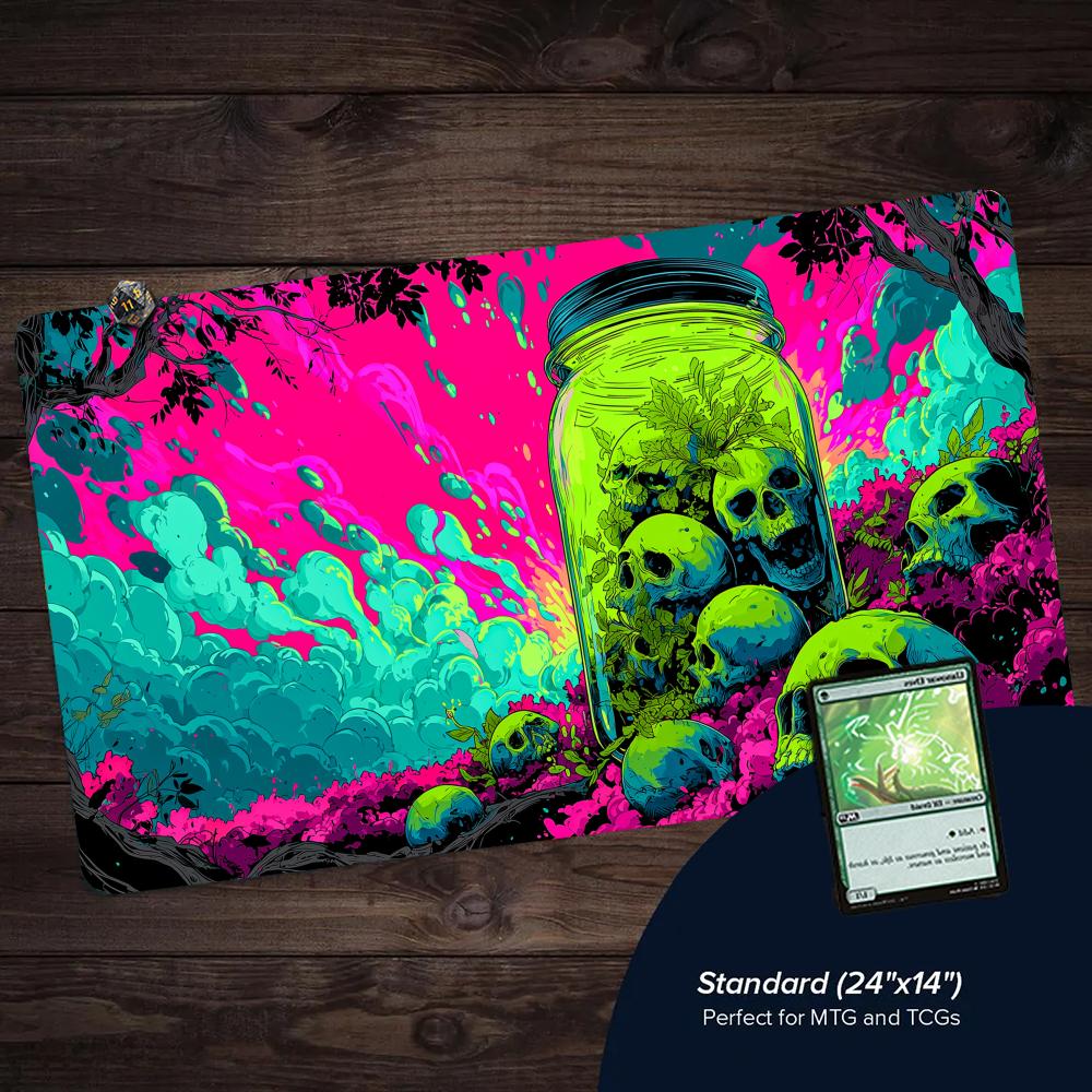Neon Jungle and Skull Bottles  - Board Game Electronic Table review and price