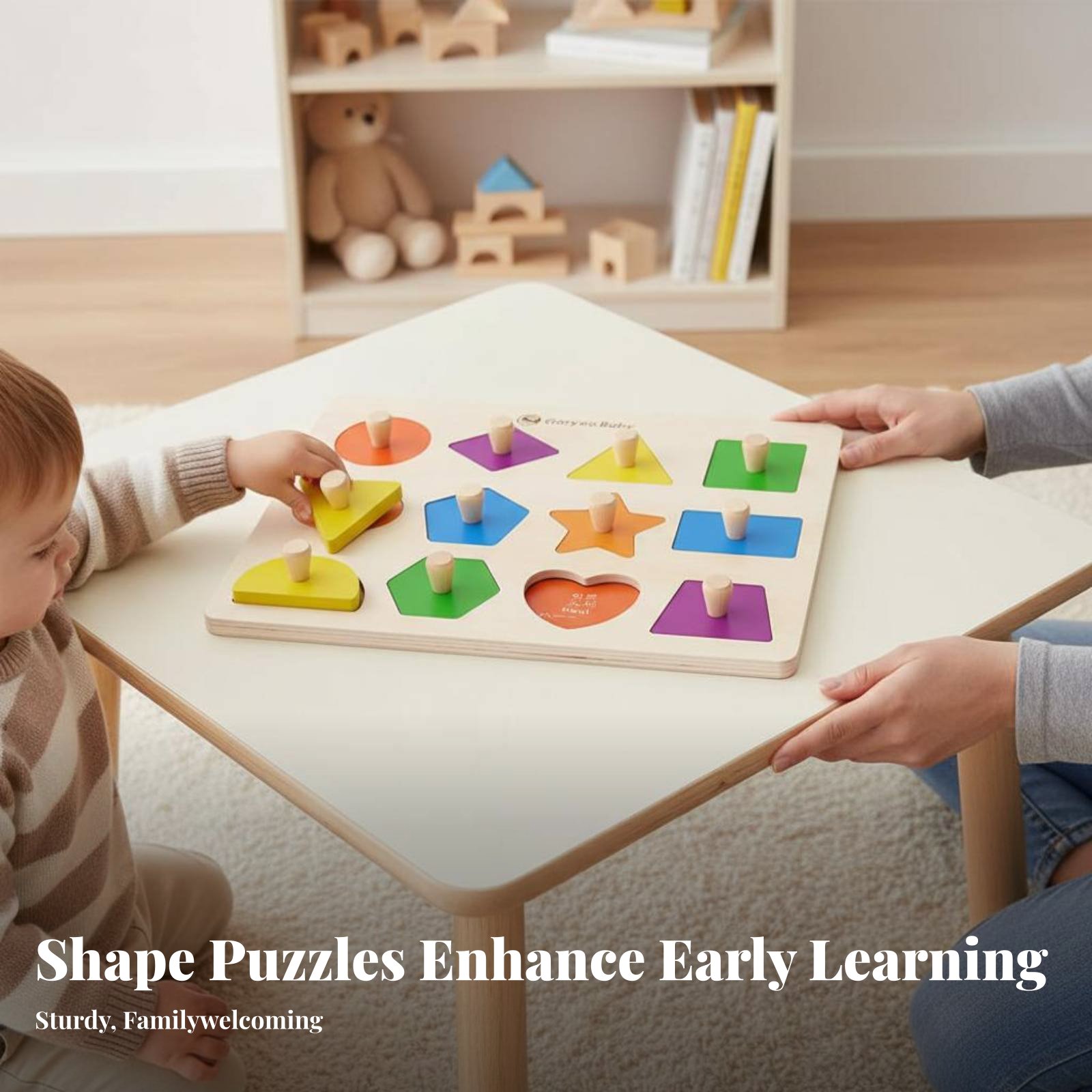 Number Game Board, Wooden Shap - Board Games review and price
