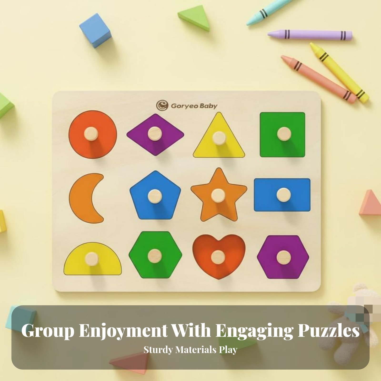 Number Game Board, Wooden Shap - Board Games review and price