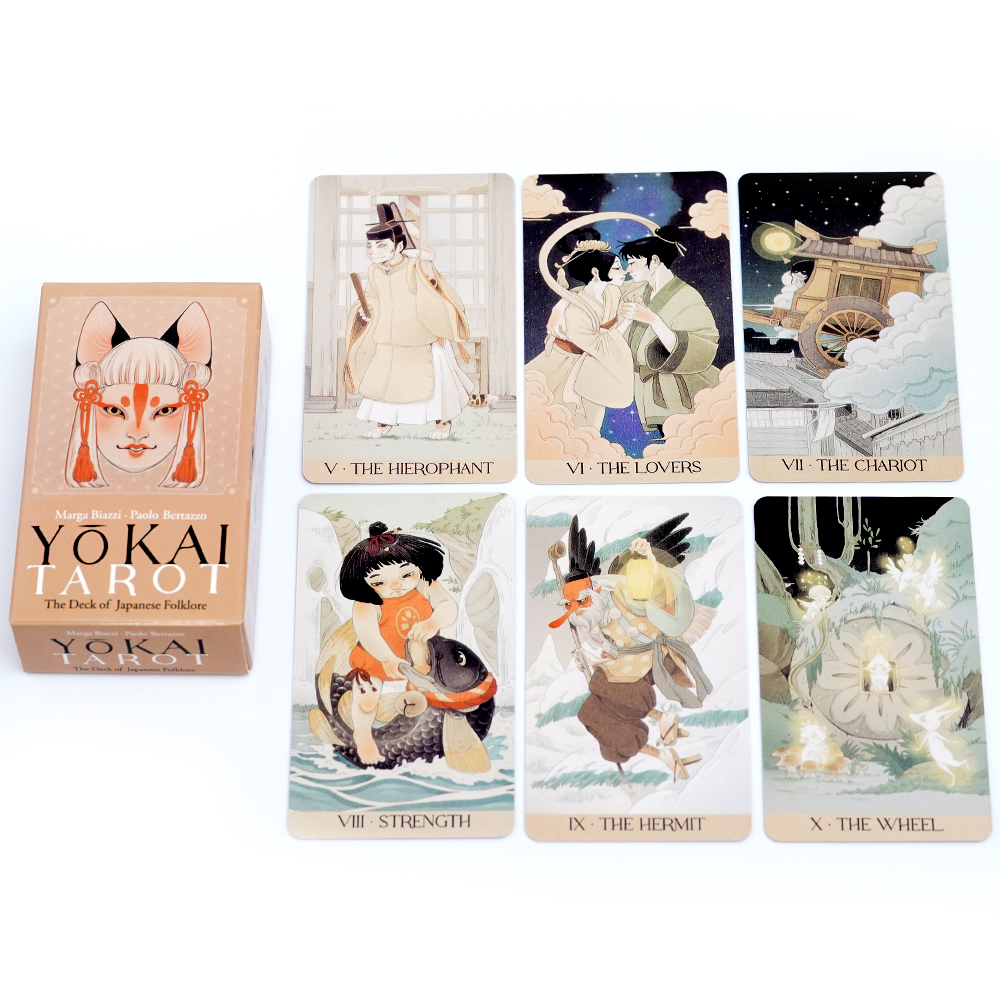 Yokai Tarot Deck 78 Pcs Cards  - Board Game Illustration review and price