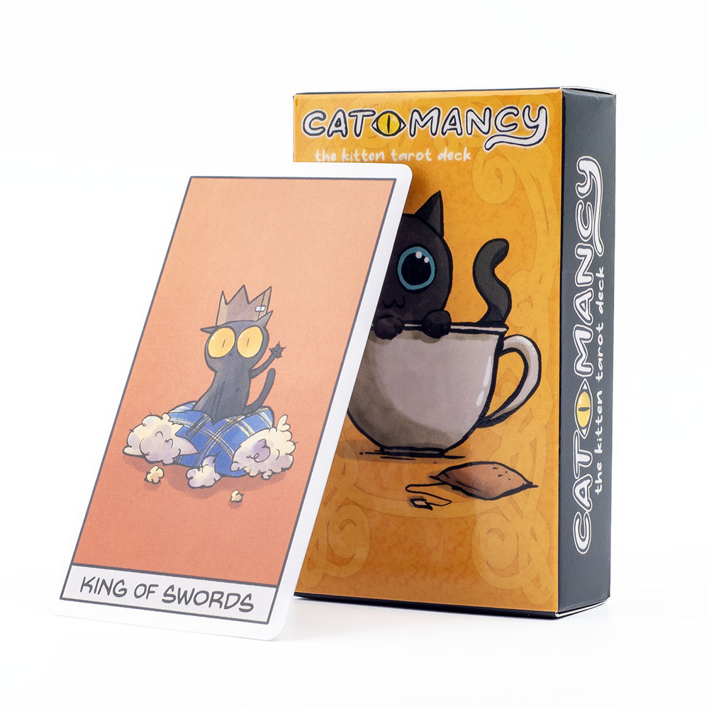 Cat Mancy Kitten Tarot Deck 78 - Board Game Quantum review and price