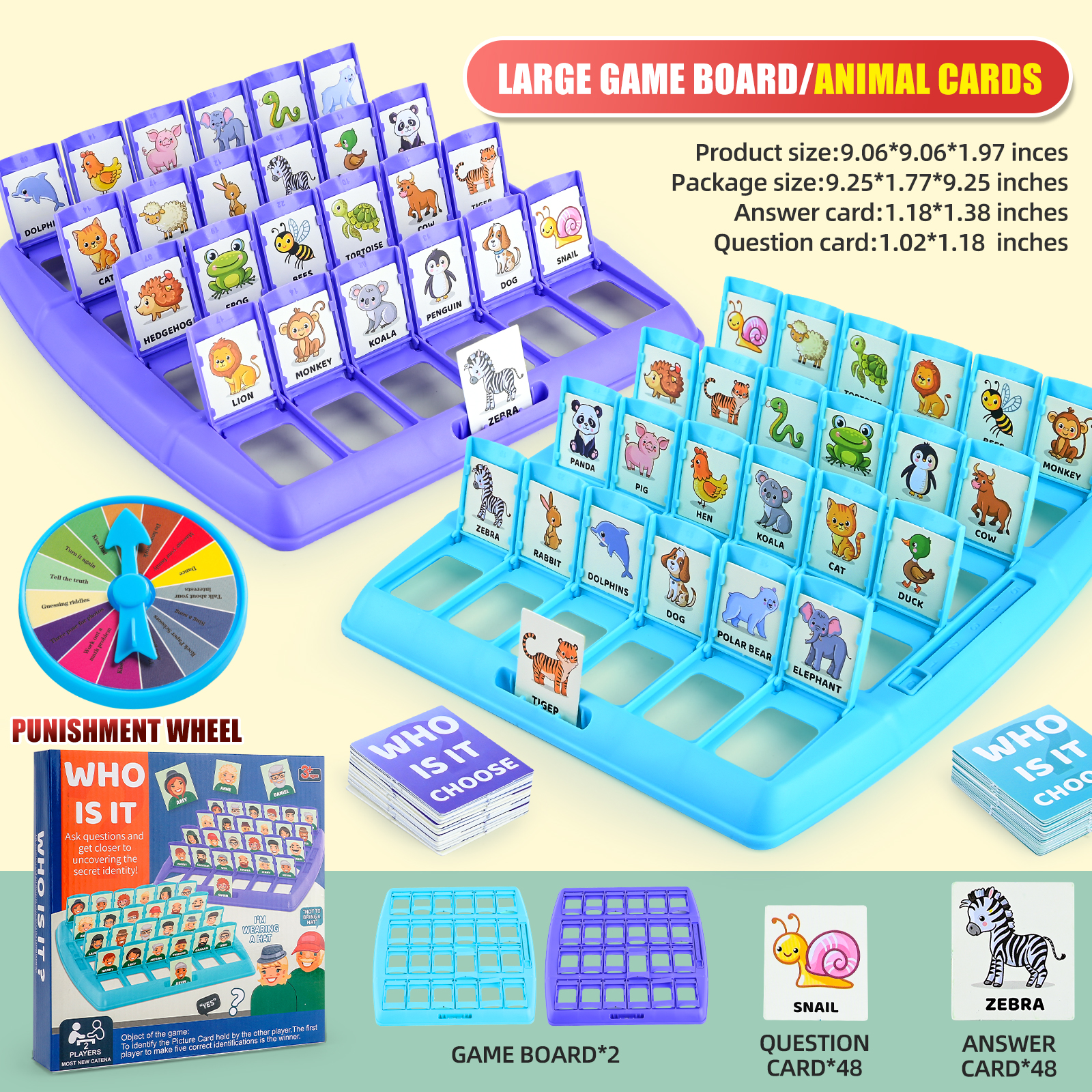 Guess Who I Am, Children'S Puz - Board Game With Chips review and price