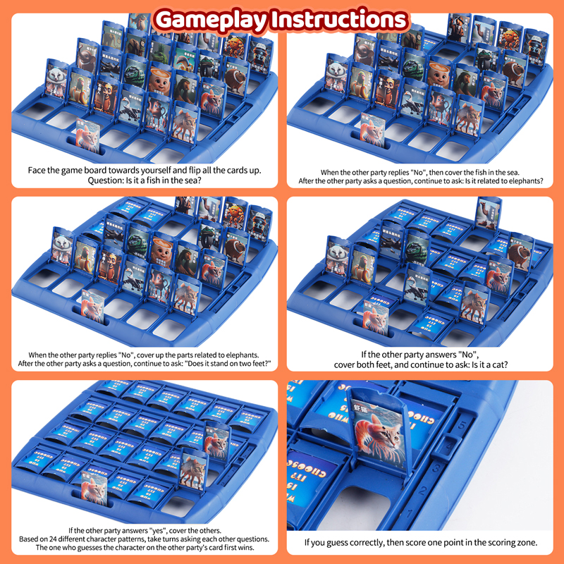Guess Who I Am Italian Brainro - Board Game Guess Who review and price