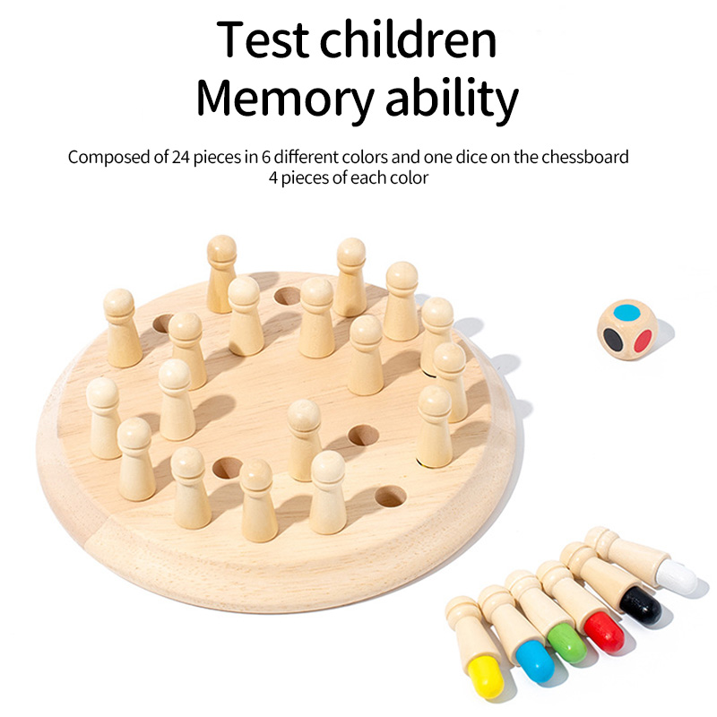 Wooden Chessboard Color Memory - Board Game Oath review and price