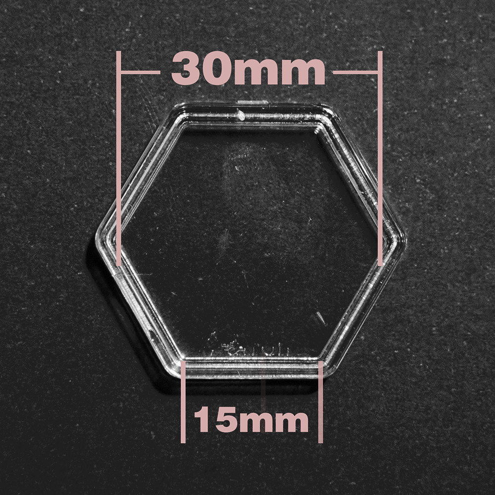8Pieces Hexagon Clear Plastic  - Board Game With Chips review and price