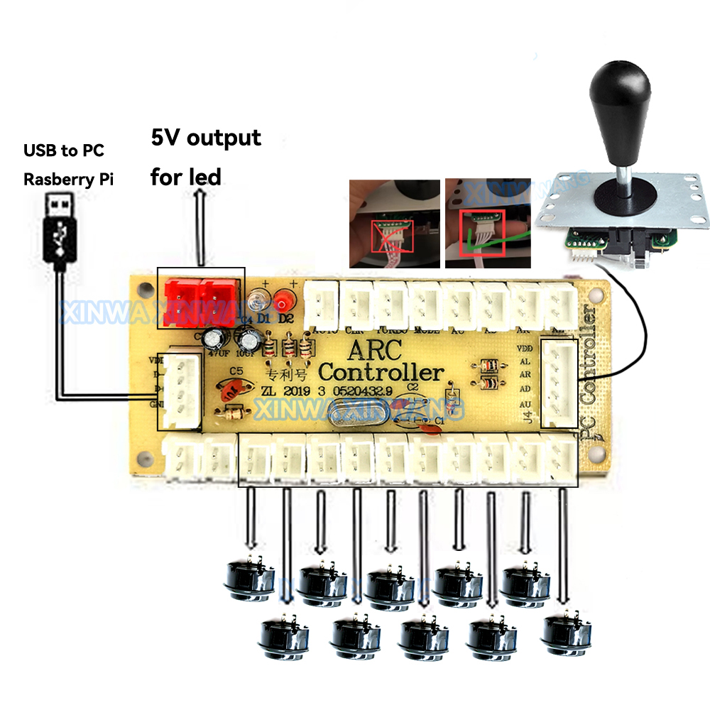 Arcade Joystick Copy SANWA Gam - Board Game Maker review and price