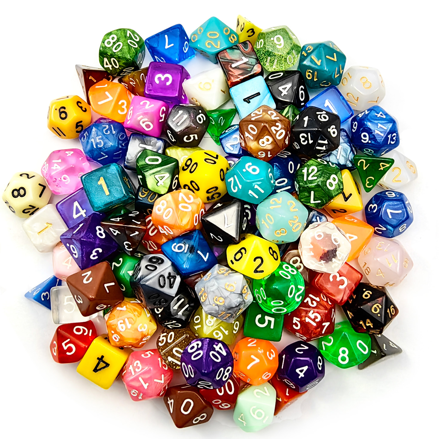 Bescon 100pcs Big Set of Rando - Dice Set Polyhedral review and price