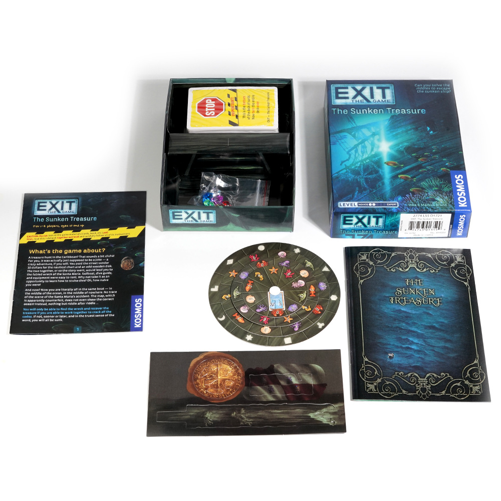 EXIT: The Sunken Treasure - Un - Board Game Risk review and price