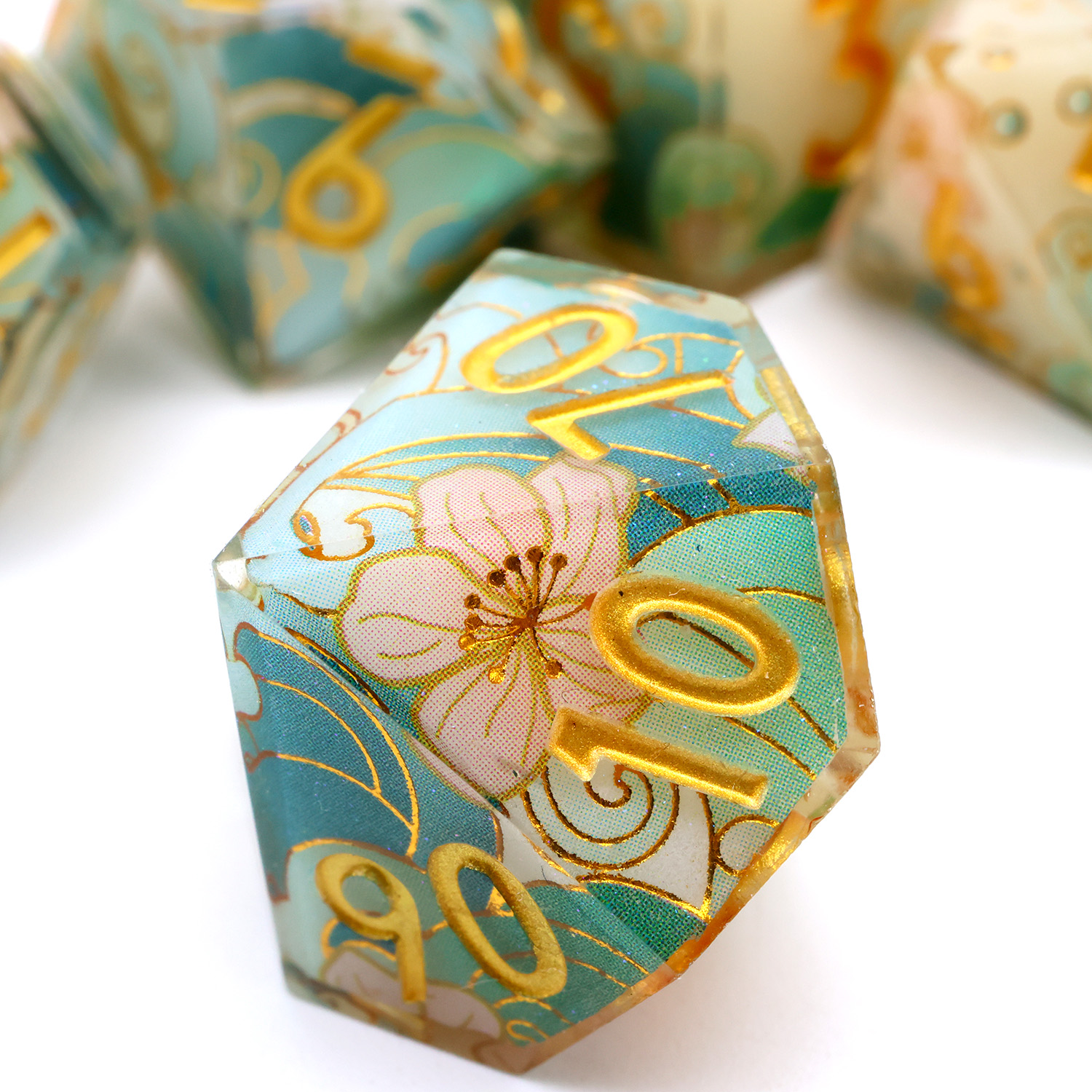 Enchanting DND Dice Set with O - Board Game Illustration review and price