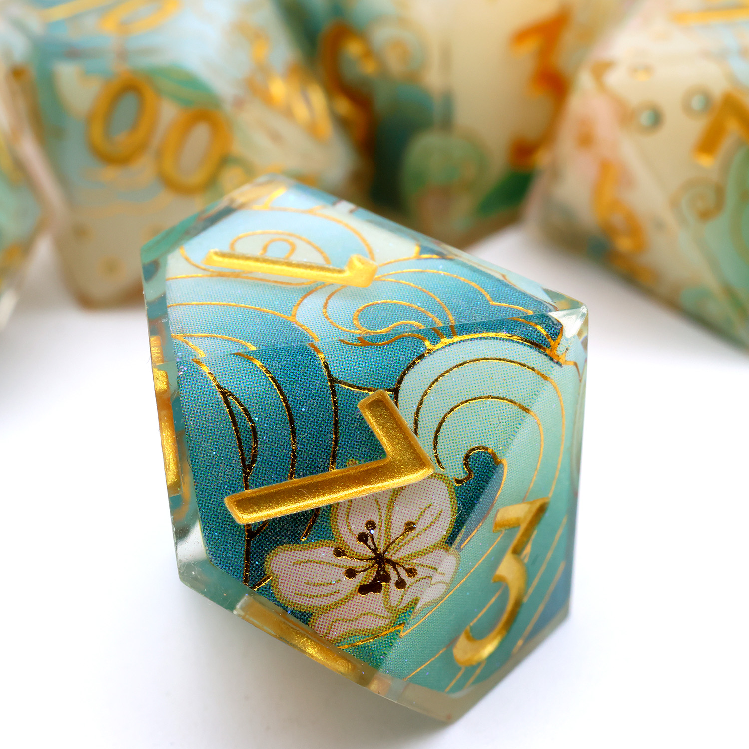 Enchanting DND Dice Set with O - Board Game Illustration review and price