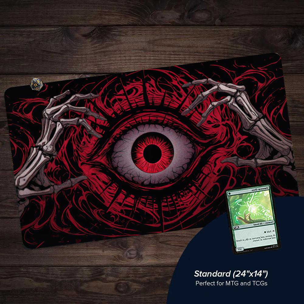 Terrifying red eye MTG Playmat - Board Game Electronic Table review and price