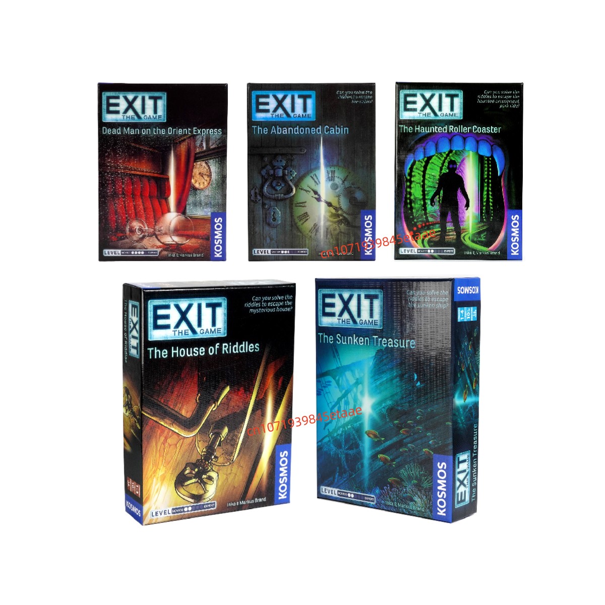Exit Card Game The Abandoned C - Board Game Risk review and price