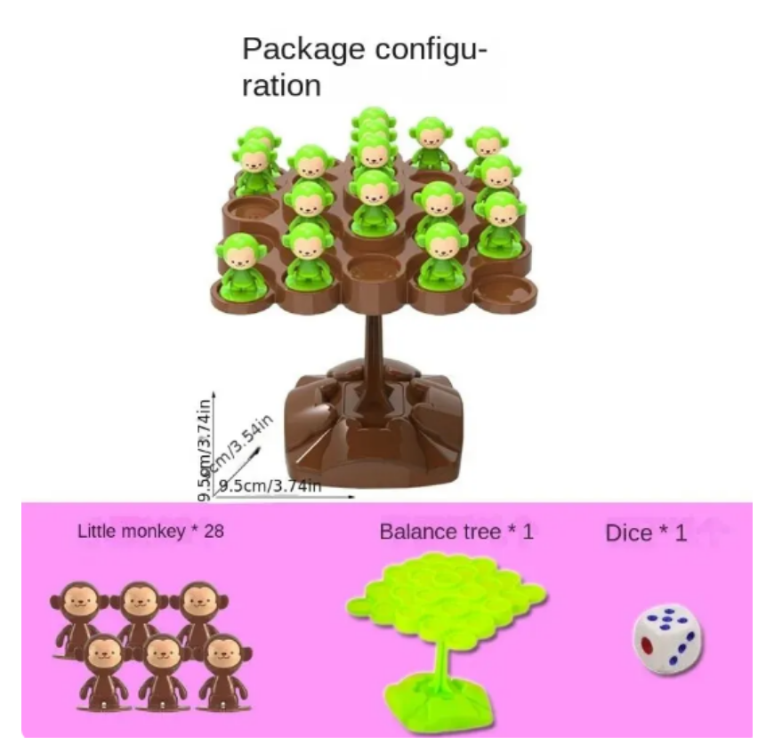 Monkey Balance Tree Focus Bala - Board Game With Questions review and price