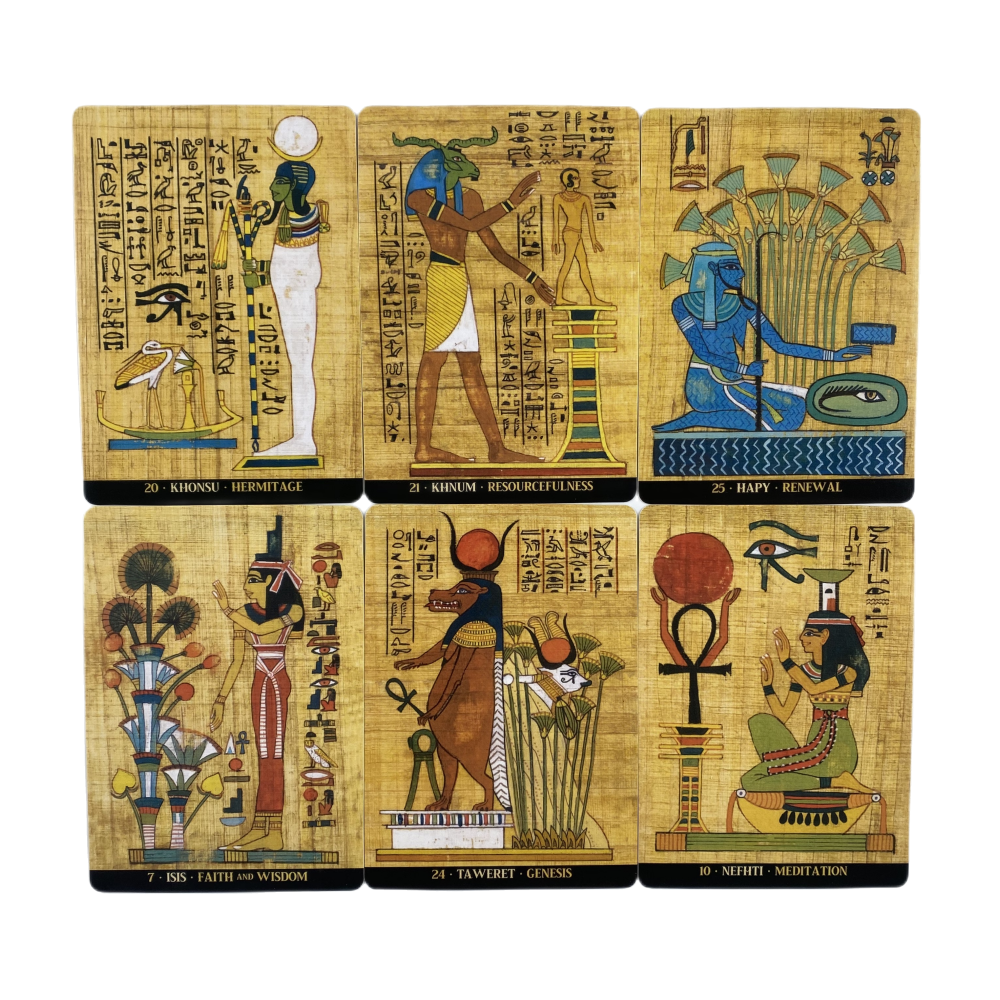 Egyptian Gods Oracle Cards Tar - Board Game Quantum review and price