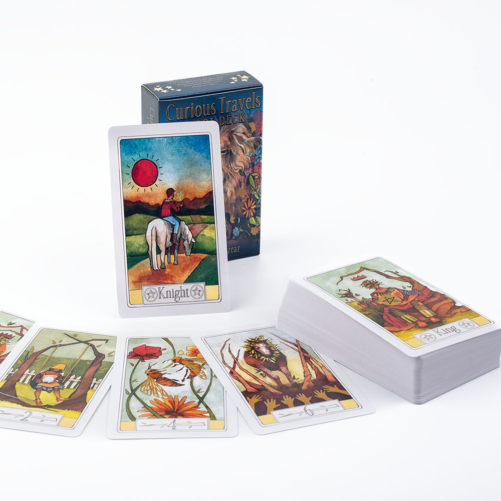Curious Travels Tarot 10.3*6cm - Board Game Illustration review and price